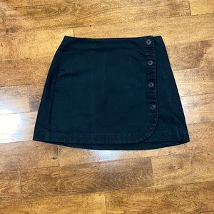 Urban Outfit’s Black Denim Button Skirt